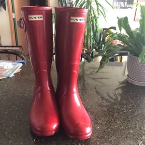 Hunter rain boots - Huntress (wide calf)